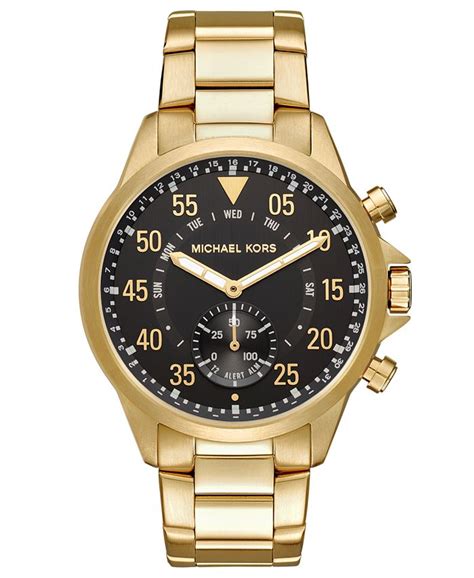 michael kors gage bracelet smart watch 45mm|Access Men's Gage Gold.